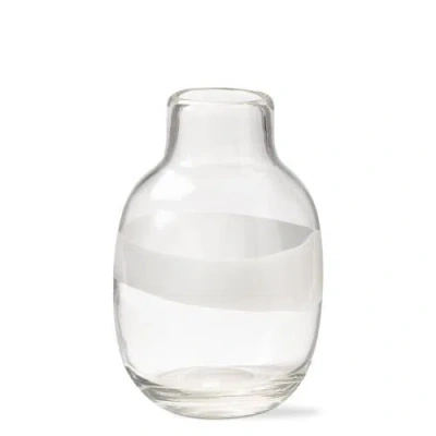 Tag Headlands Small White Multi Glass Decorative Vase In Transparent