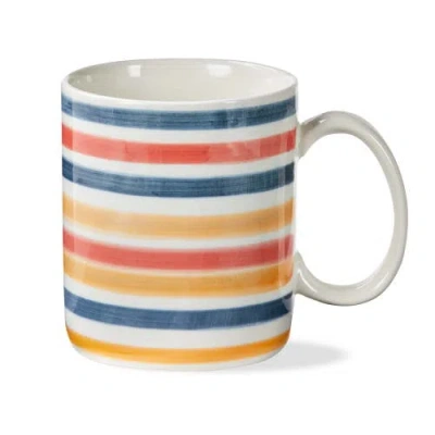 Tag Heirloom Stripes Ceramic Mug Multicolor Dishwasher Safe