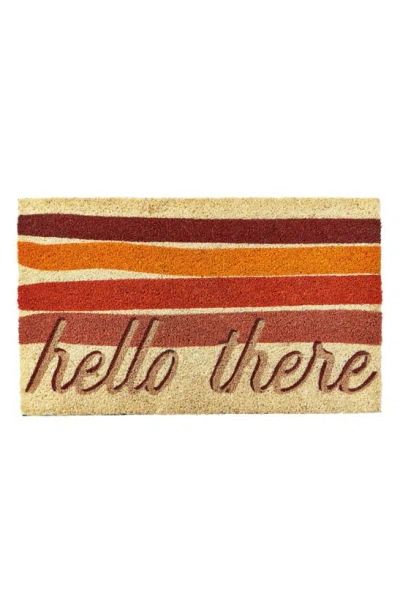 Tag Hello There Door Mat In Multi