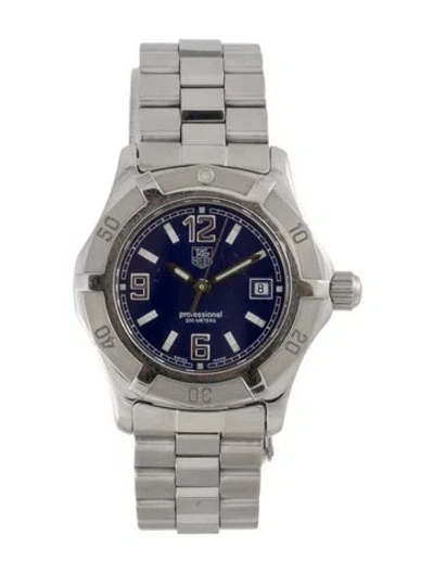 Pre-owned Tag Heuer 2000 Professional Watch, 29mm In Multicolor