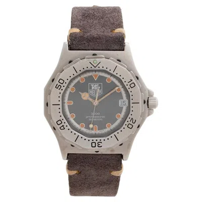 Pre-owned Tag Heuer 3000 Professional, Reference 932206, Unusual Design, Year 1987 In Multiple