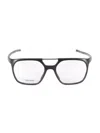 Tag Heuer 53mm Blue Light Lens Square Eyeglasses In Black