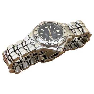 Pre-owned Tag Heuer 6000 Professional 6000 Wh1315-k1 Watch Ladies Navy 28mm Quartz Round D In Blue
