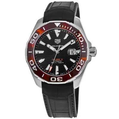 Tag Heuer Aquaracer 300m Automatic Black Dial Black Rubber Strap Men's Watch Way201n. Ft6177