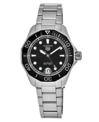 Pre-owned Tag Heuer Aquaracer 300m Automatic Black Women's Watch Wbp231d.ba0626