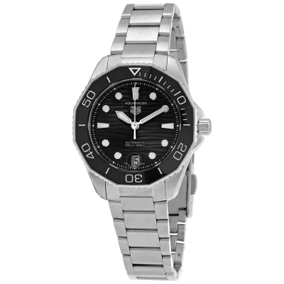 Tag Heuer Aquaracer Automatic Black Dial Ladies Watch Wbp231d.ba0626 In Aqua / Black