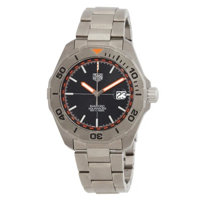 Tag Heuer Aquaracer Automatic Black Dial Men's Watch Way208f.bf0638 In Aqua / Black / Orange