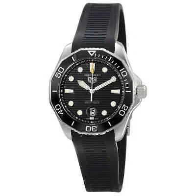 Pre-owned Tag Heuer Aquaracer Automatic Black Dial Men's Watch Wbp201a.ft6197