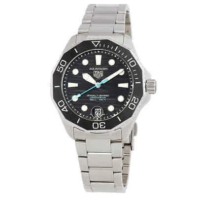 Pre-owned Tag Heuer Aquaracer Automatic Black Dial Men's Watch Wbp5110.ba0013