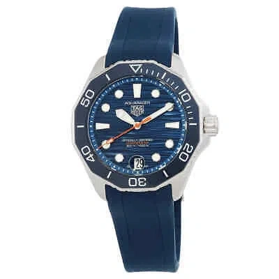 Pre-owned Tag Heuer Aquaracer Automatic Blue Dial Men's Watch Wbp5111.ft6259