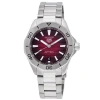 TAG HEUER TAG HEUER AQUARACER AUTOMATIC RED DIAL MEN'S WATCH WBP2114.BA0627