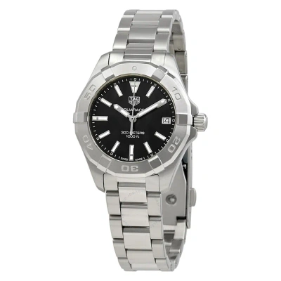 Tag Heuer Aquaracer Black Dial Ladies Watch Wbd1310.ba0740 In Metallic