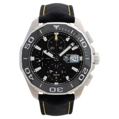 Pre-owned Tag Heuer Aquaracer Chronograph, Auto Cal Movement, Boat Decking Effect.... In Multi