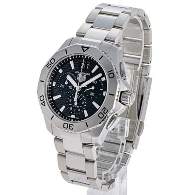 Pre-owned Tag Heuer Aquaracer Chronograph Quartz Black Dial Men's Watch Cbp1110.ba0627