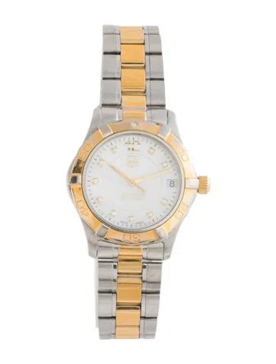 Pre-owned Tag Heuer Aquaracer Date, 32mm In Multicolor