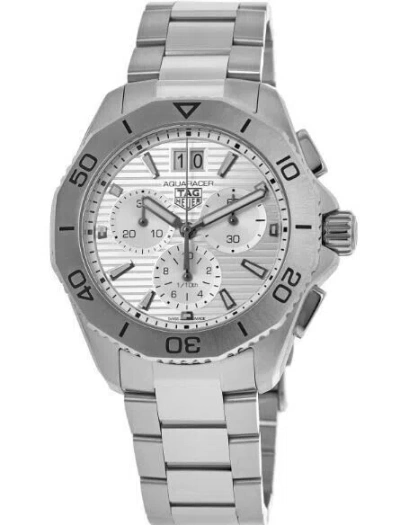 Pre-owned Tag Heuer Aquaracer Pro 200 Gray Dial Steel 40 Mm Men's Watch Cbp1111.ba0627