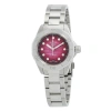 TAG HEUER TAG HEUER AQUARACER PROFESSIONAL 200 AUTOMATIC DIAMOND RED DIAL LADIES WATCH WBP2414.BA0622