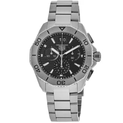 Tag Heuer Aquaracer Professional 200 Date Quartz Chronograph Black Dial Steel Men's Watch