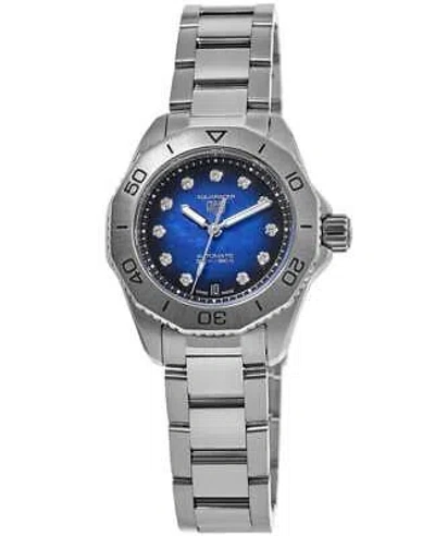 Pre-owned Tag Heuer Aquaracer Professional 200 Date Women's Watch Wbp2411.ba0622