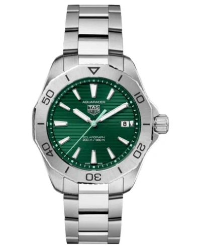 Pre-owned Tag Heuer Aquaracer Professional 200 Solargraph Men's Watch Wbp1115.ba0000