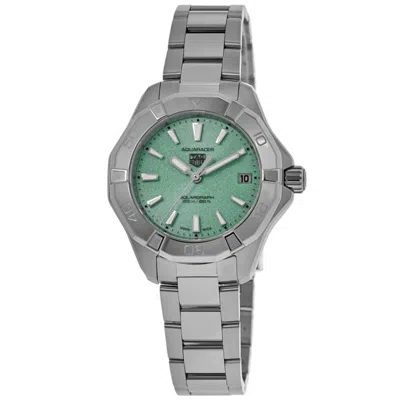 Tag Heuer Aquaracer Professional 200 Solargraph Quartz Green Dial Steel Women's Watch Wbp1315.ba0005
