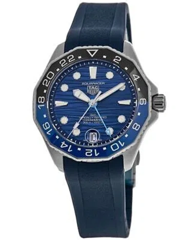 Pre-owned Tag Heuer Aquaracer Professional 300 Gmt Men's Watch Wbp5114.ft6259