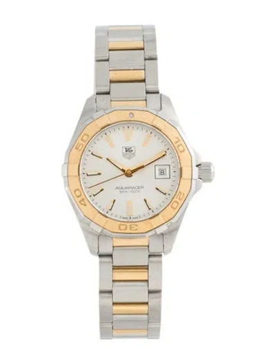 Pre-owned Tag Heuer Aquaracer Watch, 27mm In Multicolor