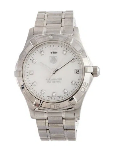 Pre-owned Tag Heuer Aquaracer Watch, 32mm In Multi
