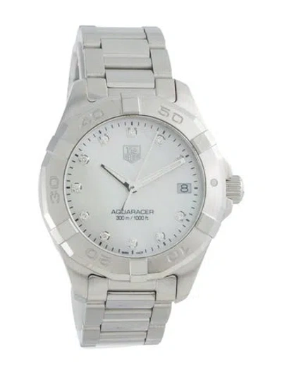Pre-owned Tag Heuer Aquaracer Watch, 33mm In Multi