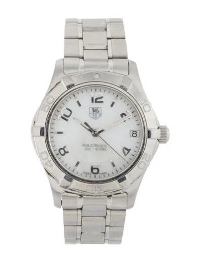 Pre-owned Tag Heuer Aquaracer Watch, 34mm In Multi