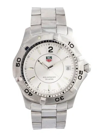 Pre-owned Tag Heuer Aquaracer Watch, 39mm In Multi