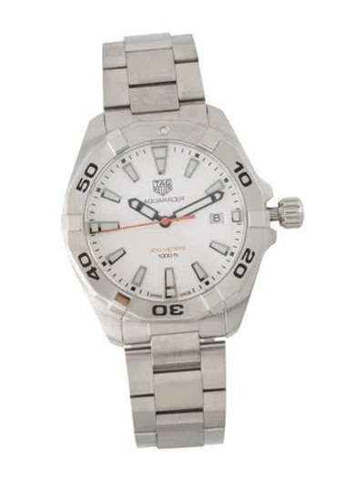 Pre-owned Tag Heuer Aquaracer Watch, 41mm In Multi