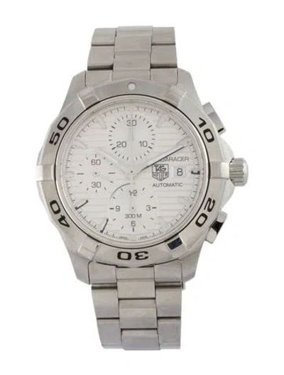 Pre-owned Tag Heuer Aquaracer Watch, 42mm In Multi