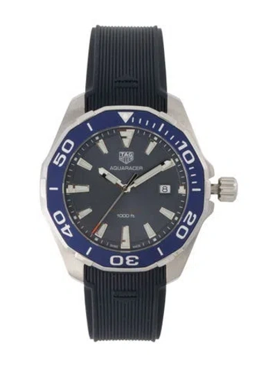 Pre-owned Tag Heuer Aquaracer Watch, 43mm In Multi
