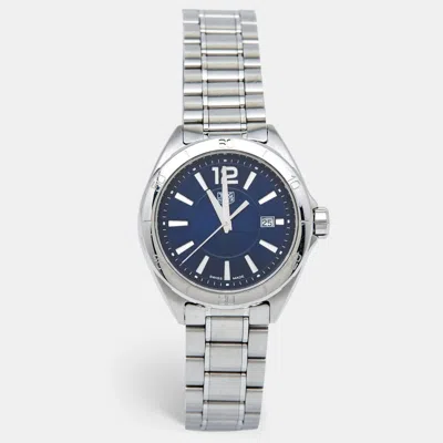 Pre-owned Tag Heuer Blue Stainless Steel Formula 1 Wbj1412.ba0664 Women's Wristwatch 32 Mm