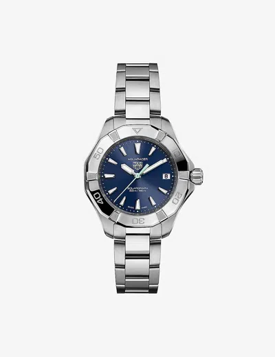 Tag Heuer Blue Wbp1311.ba0005 Aquaracer Solargraph Stainless-steel Solar Watch
