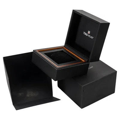 Pre-owned Tag Heuer Box, Case For  Watch, 1990. In Brown