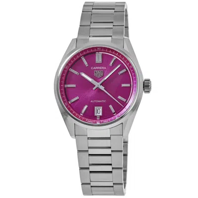 Tag Heuer Carrera Automatic 36mm Pink Dial Steel Women's Watch Wbn2313.ba0001