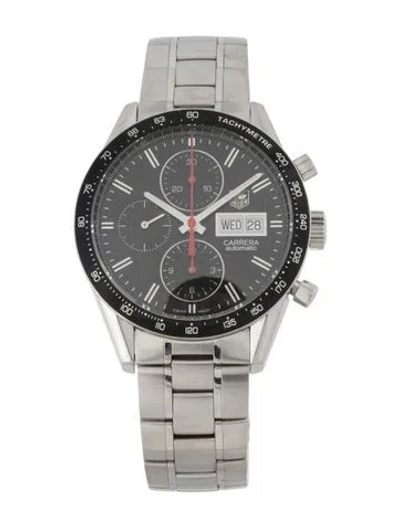 Pre-owned Tag Heuer Carrera Automatic, 41mm In Multicolor