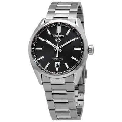 Pre-owned Tag Heuer Carrera Automatic Black Dial Men's Watch Wbn2110-ba0639