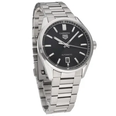 Pre-owned Tag Heuer Carrera Automatic Black Dial Steel 39 Mm Men's Watch Wbn2110.ba0639