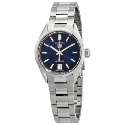 Tag Heuer Carrera Automatic Blue Dial Ladies Watch Wbn2411.ba0621 In Gray