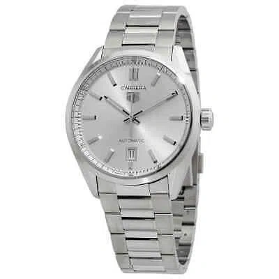 Pre-owned Tag Heuer Carrera Automatic Grey Dial Men's Watch Wbn2111-ba0639
