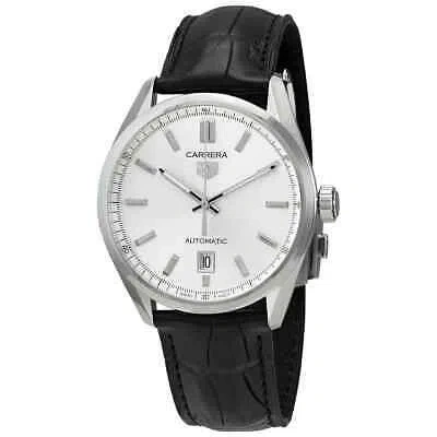 Pre-owned Tag Heuer Carrera Automatic Silver Dial Men's Watch Wbn2111.fc6505