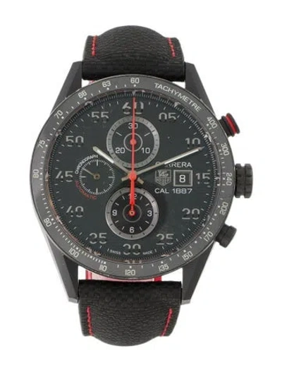 Pre-owned Tag Heuer Carrera Calibre 1887 Watch In Multi