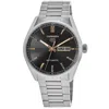 Tag Heuer Carrera Calibre 5 Day-date Black & Gold Dial Steel Men's Watch Wbn2013.ba0640 In Black