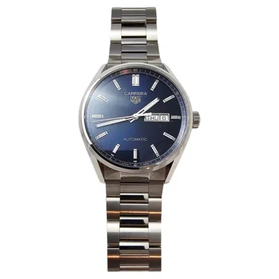 Pre-owned Tag Heuer Carrera Calibre 5 Wbn2012 Blue Dial Automatic Watch Never Worn #25598