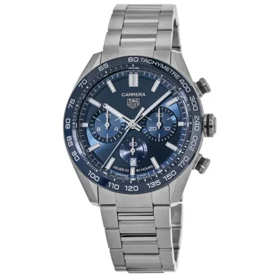 Tag Heuer Carrera Chronograph Automatic Blue Dial Steel Men's Watch Cbn2a1a. Ba0643