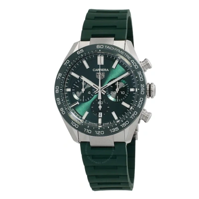 Tag Heuer Carrera Chronograph Automatic Chronometer Men's Watch Cbn2a1n.ft6238 In Green