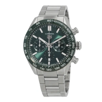 Tag Heuer Carrera Chronograph Automatic Green Dial Unisex Watch Cbn2a1n-ba0643